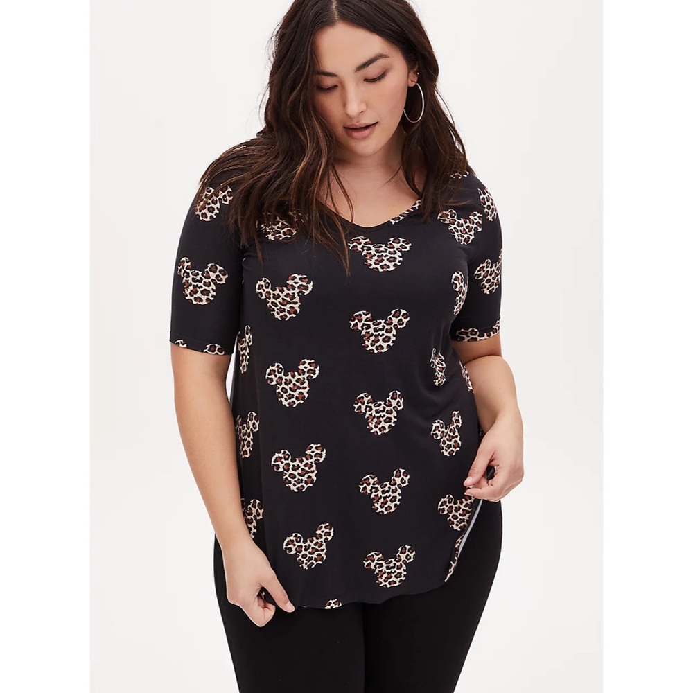 Leopard Print Mickey Tunic